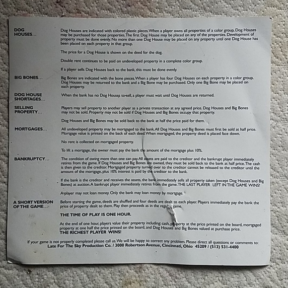 Dog-opoly board game - Picture 3 of 3